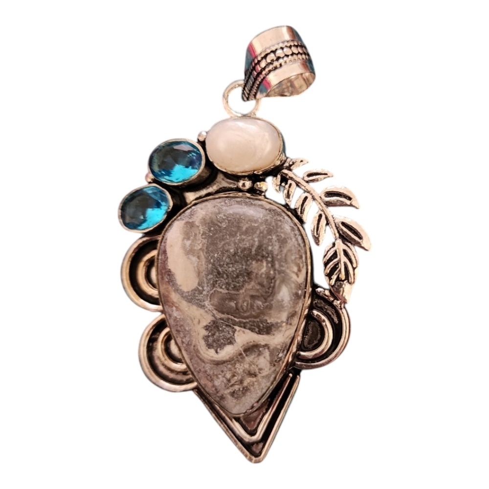 Sterling And Stone Pendant